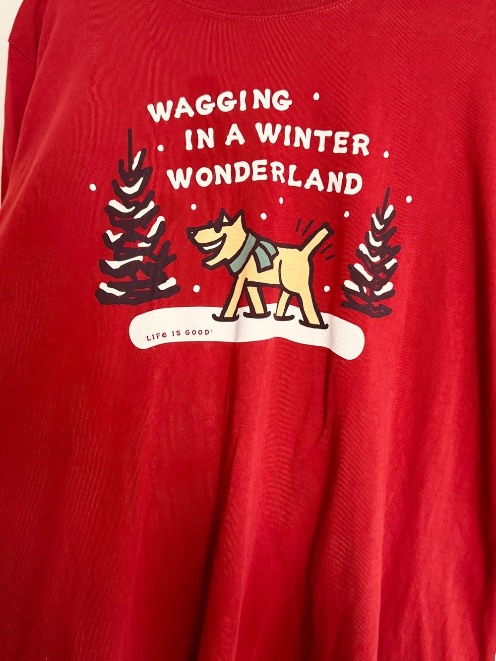 Life is Good Long 
 sleeve womens Christmas shirt SZ XXL